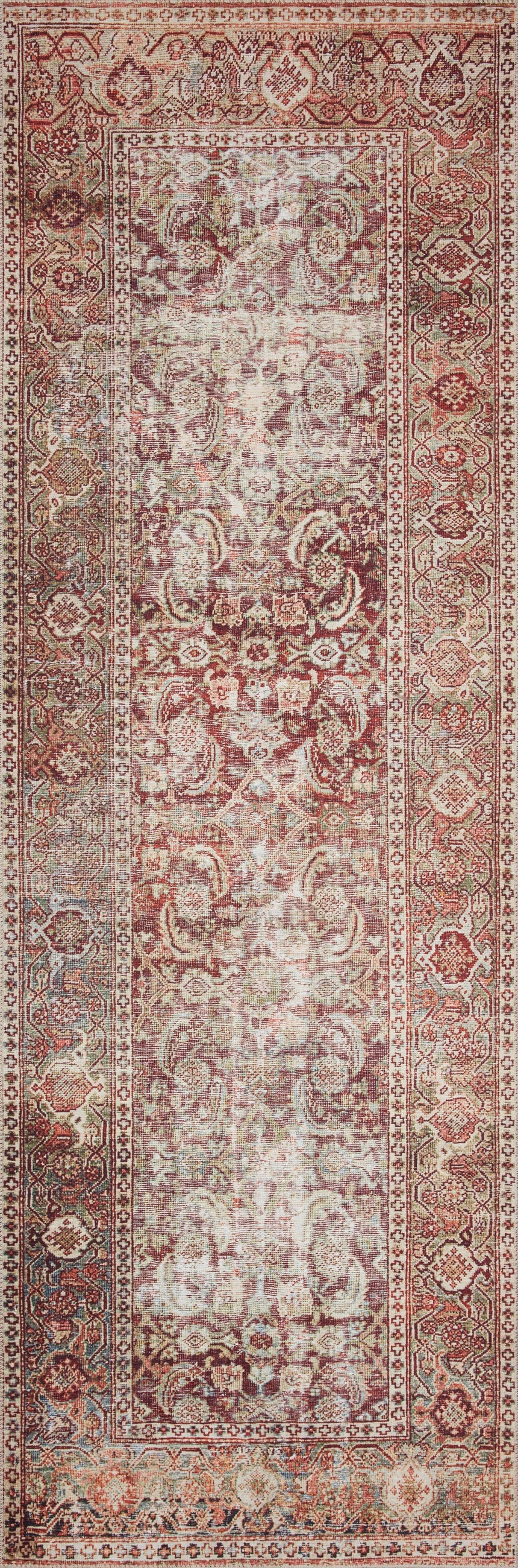 Layla Rug 11 | Cinnamon / Sage