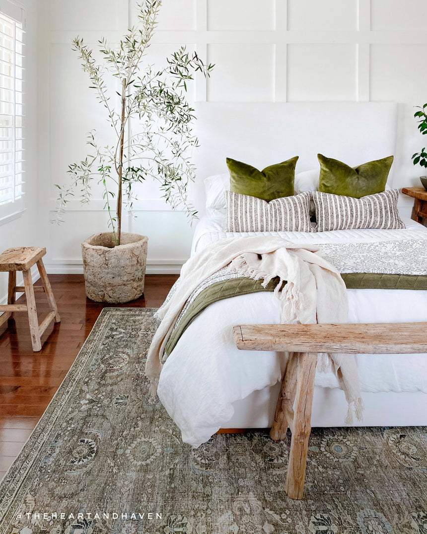 Layla Rug 13 | Antique / Moss