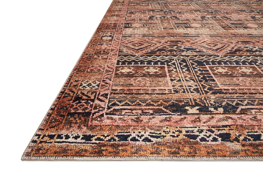 Layla Rug 14 | Mocha / Blush