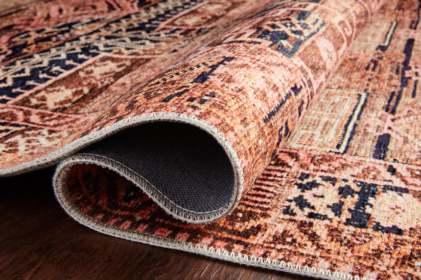 Layla Rug 14 | Mocha / Blush