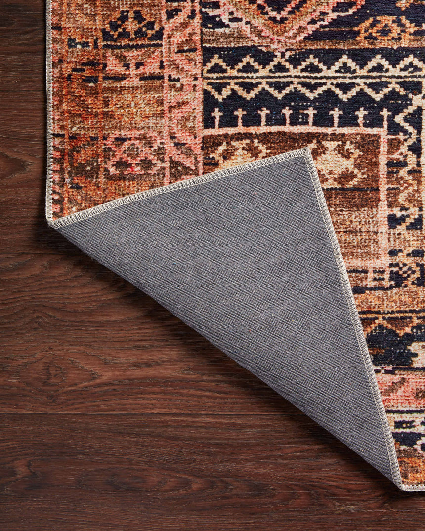 Layla Rug 14 | Mocha / Blush