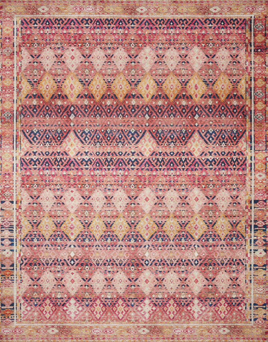 Layla Rug 15 | Magenta / Multi