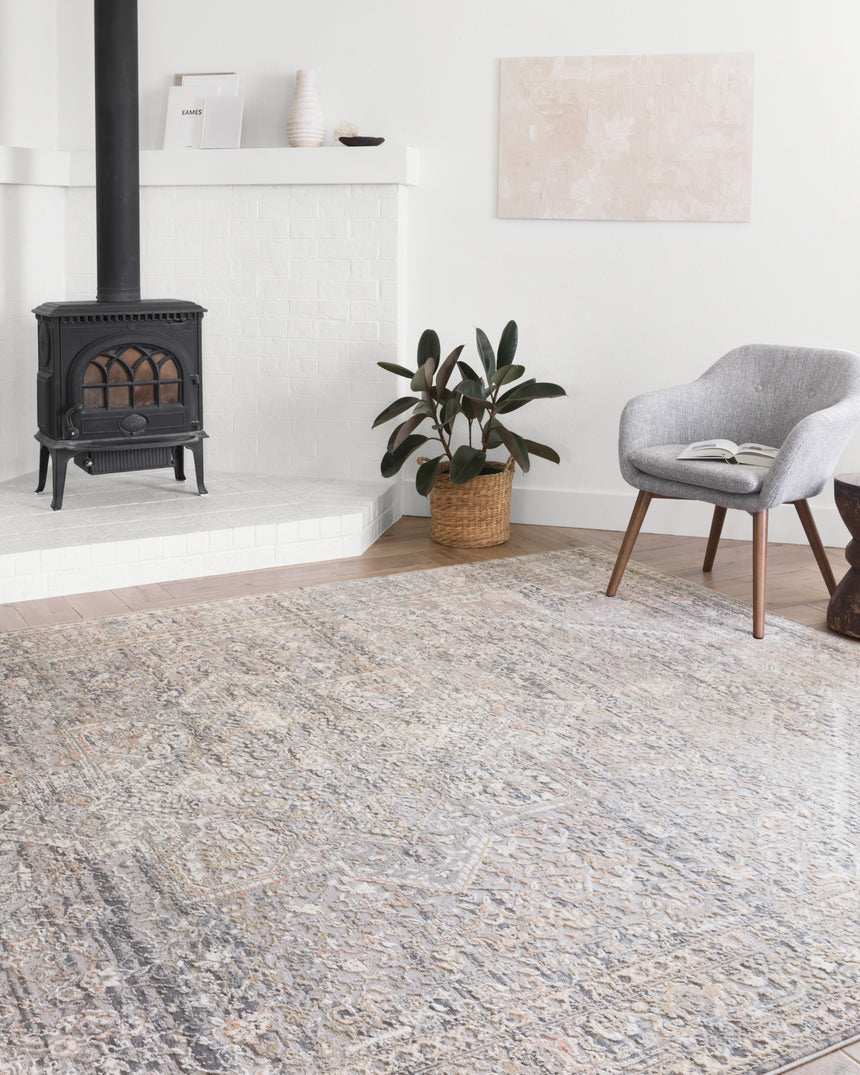 Lucia Rug 01 | Grey / Sunset