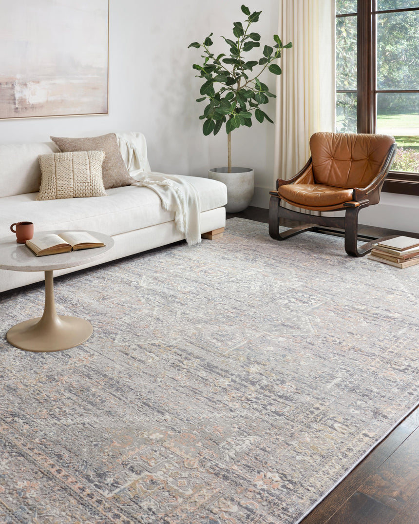 Lucia Rug 01 | Grey / Sunset