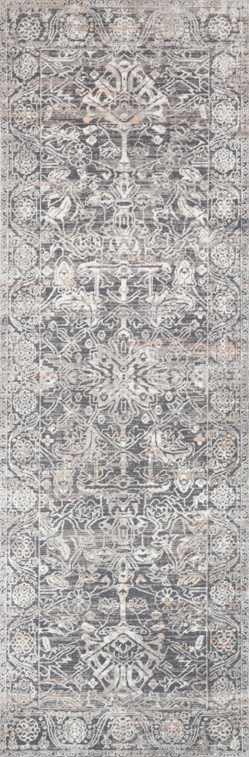 Lucia Rug 03 | Steel / Ivory