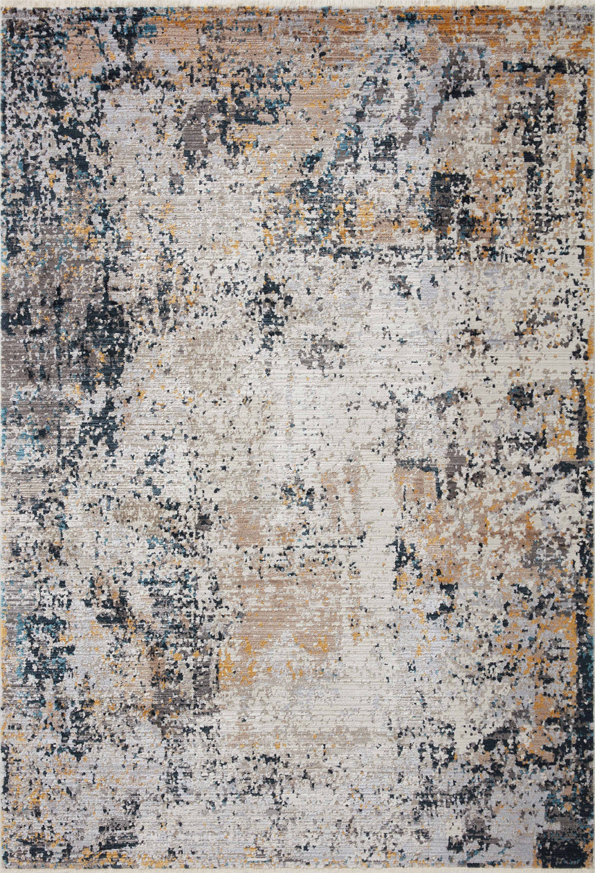 Leigh Rug 04 | Silver / Multi