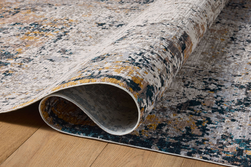 Leigh Rug 04 | Silver / Multi