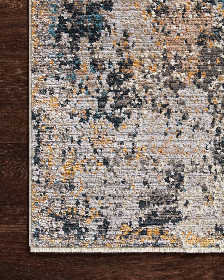 Leigh Rug 04 | Silver / Multi