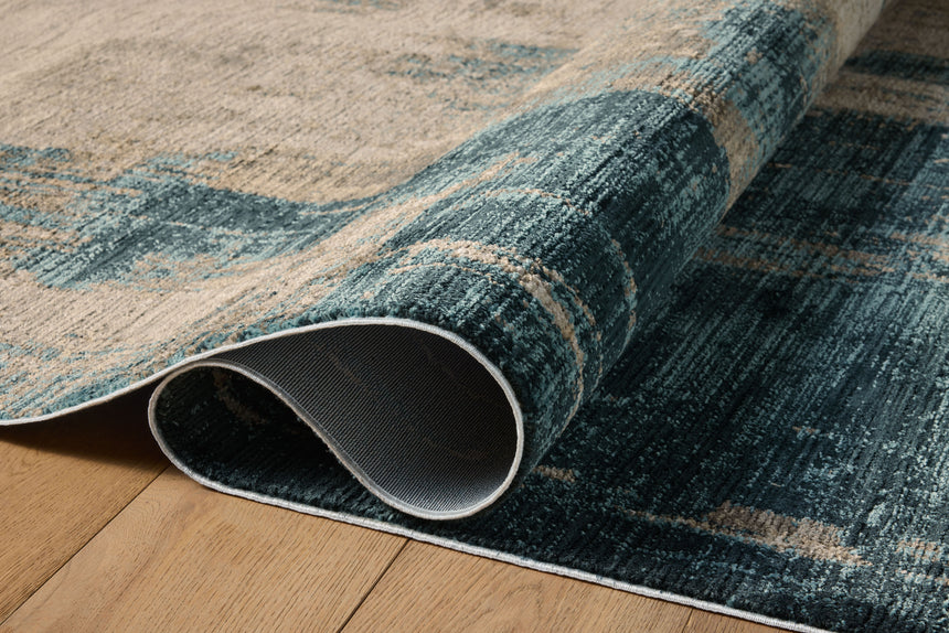 Leigh Rug 08 | Slate / Denim