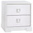 White Birch with White Engineered Wood | Lello Nightstand | Valley Ridge Furniture