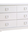 White Birch with White Engineered Wood | Lello Double Dresser | Valley Ridge Furniture
