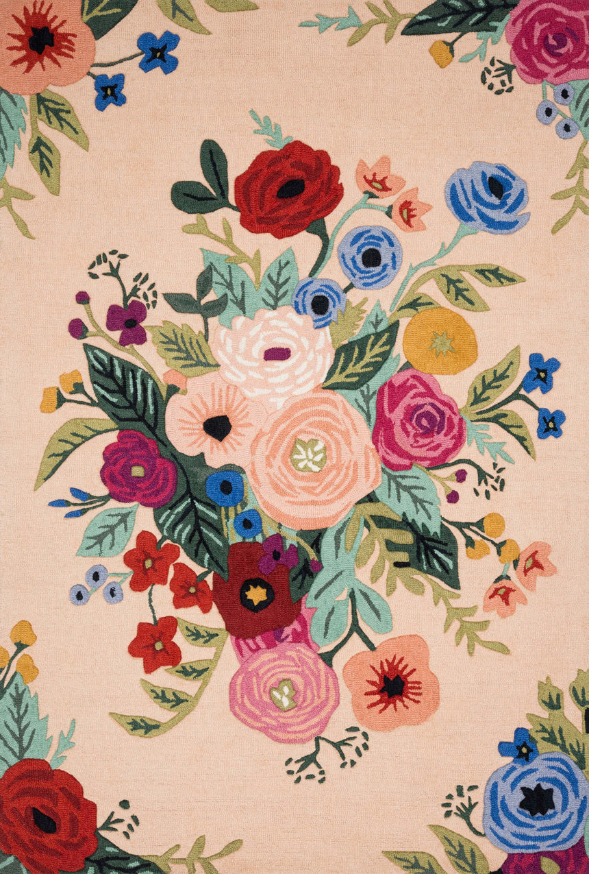 Les Fleurs Rug 03 | Blush / Multi