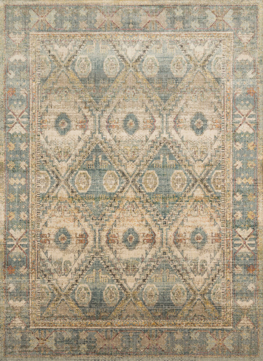 Linnea Rug 02 | Natural / Sky