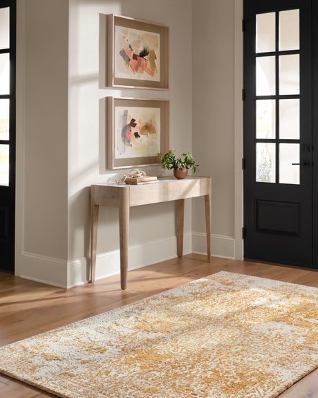 Lindsay Rug 01 | Gold / Antique White