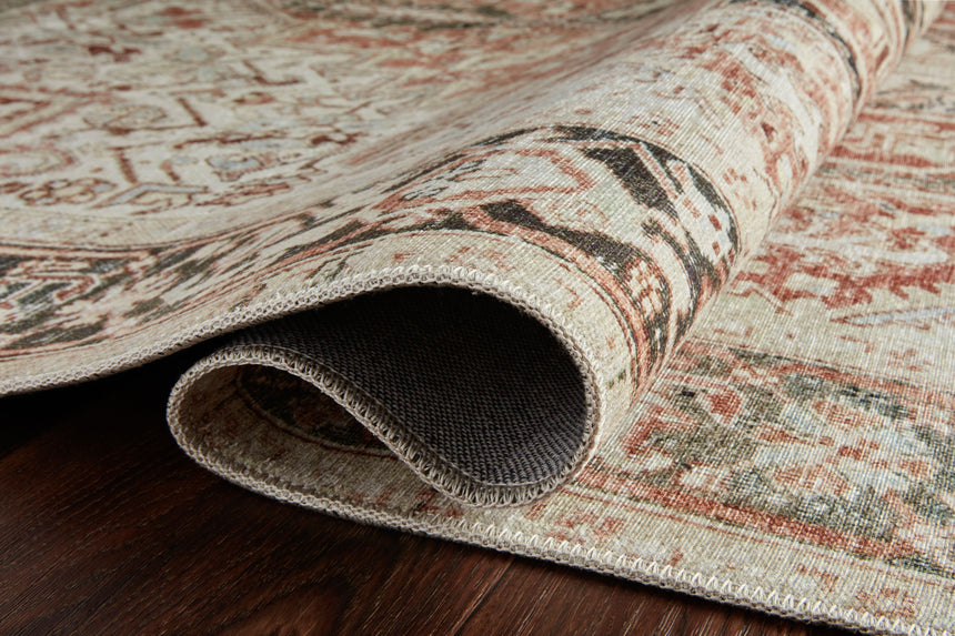 Lenna Rug 03 | Rust / Charcoal
