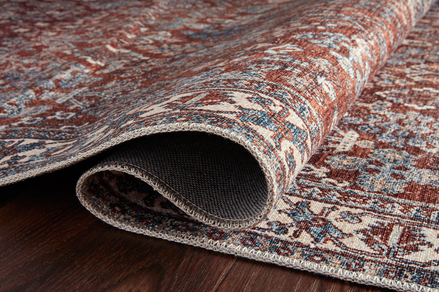 Lenna Rug 04 | Brick / Sky
