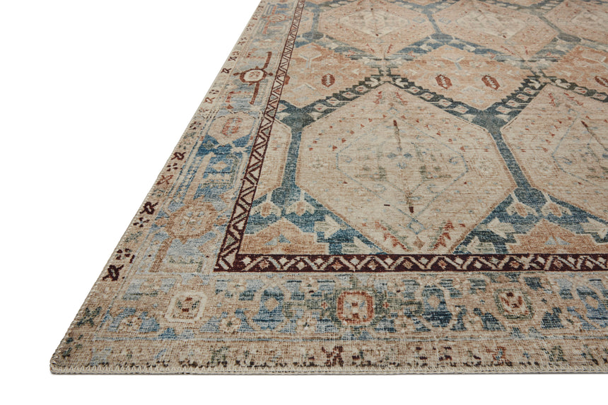 Lenna Rug 05 | Denim / Sand