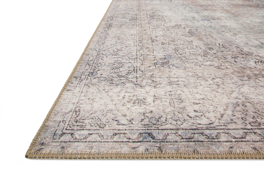 Loren Rug 04 | Silver / Slate
