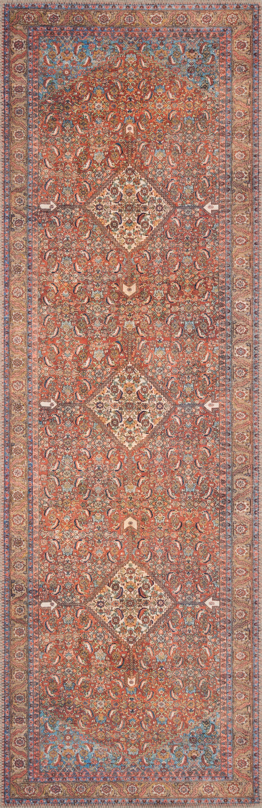 Loren Rug 06 | Red / Multi