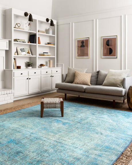Loren Rug 08 | Aqua