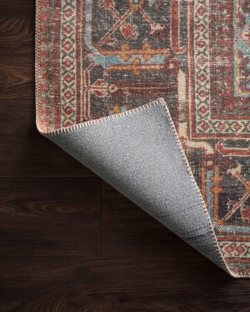Loren Rug 13 | Brick / Midnight