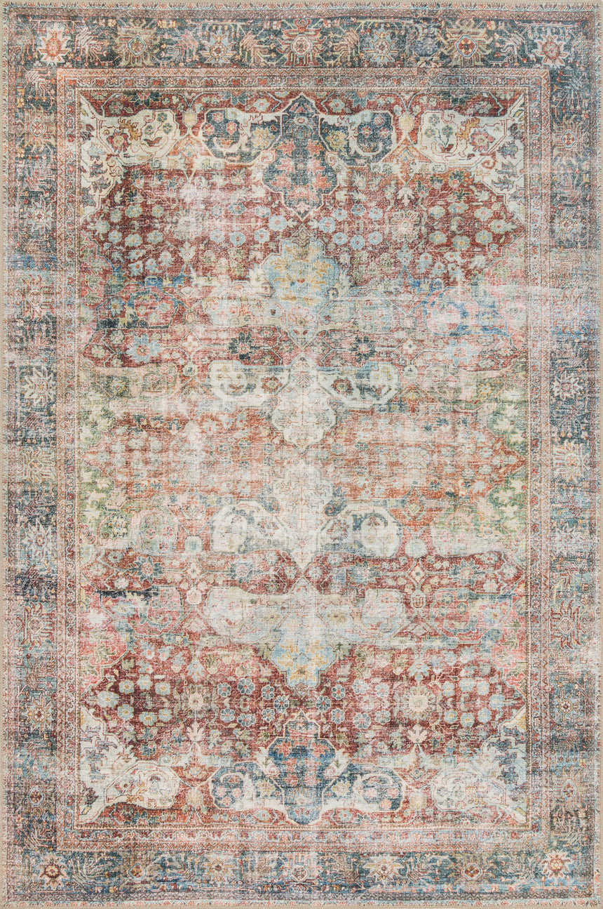 Loren Rug 14 | Brick / Multi