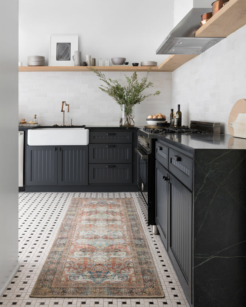 Loren Rug 14 | Brick / Multi