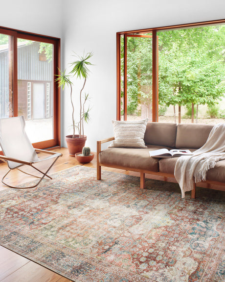 Loren Rug 14 | Brick / Multi