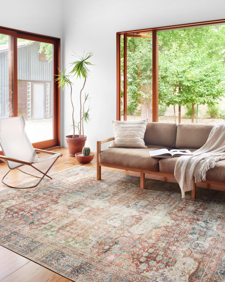 Loren Rug 14 | Brick / Multi
