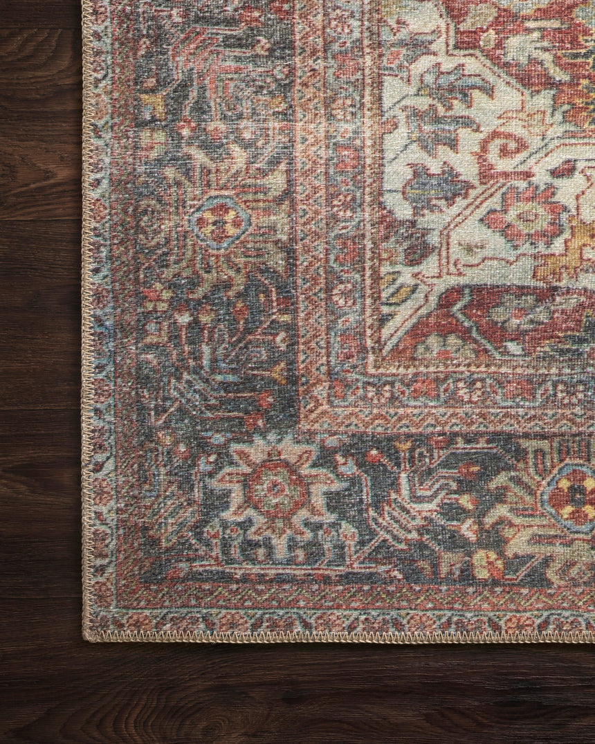 Loren Rug 14 | Brick / Multi