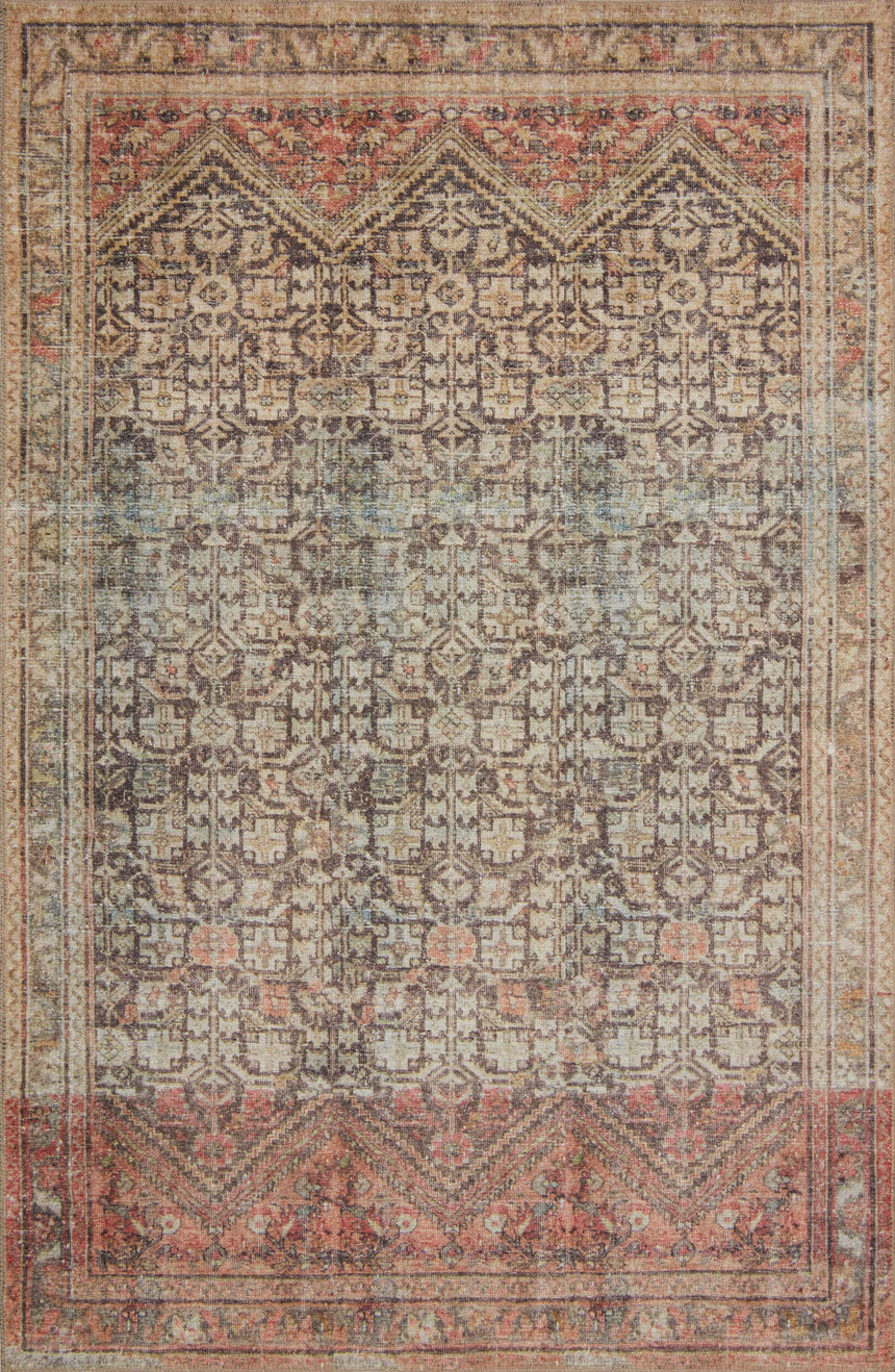 Loren Rug 17 | Charcoal / Multi