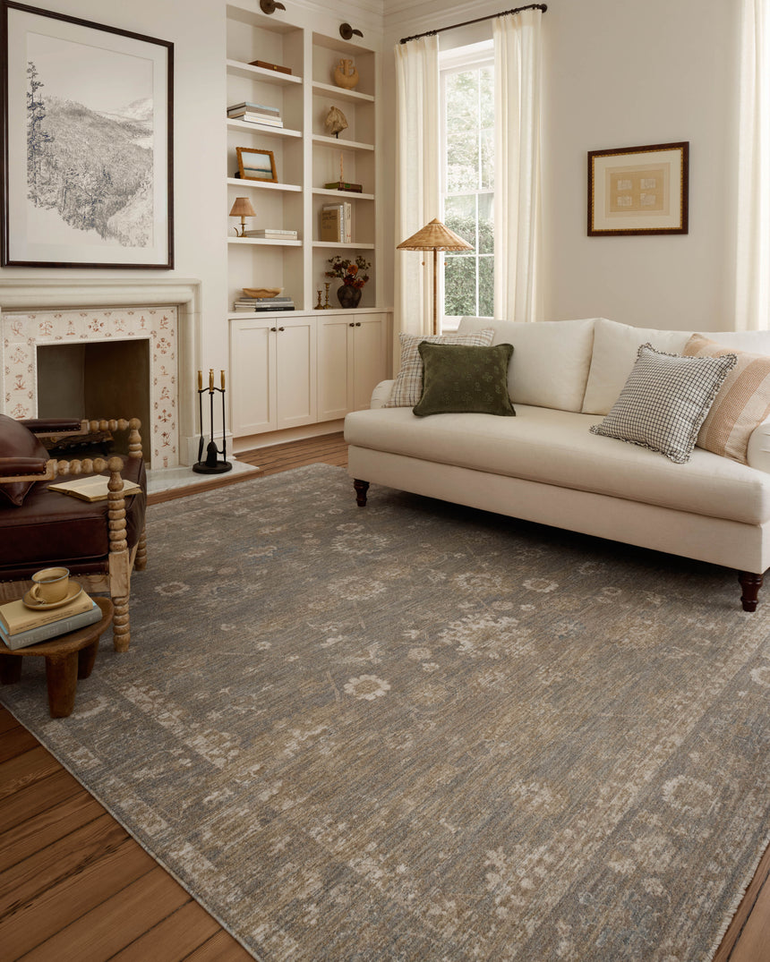 Louisa Rug 04 | Lagoon / Ivory