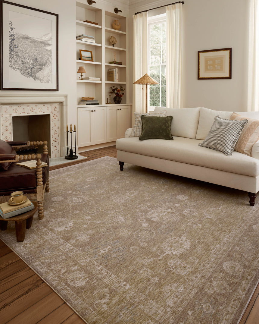 Louisa Rug 04 | Taupe / Gold