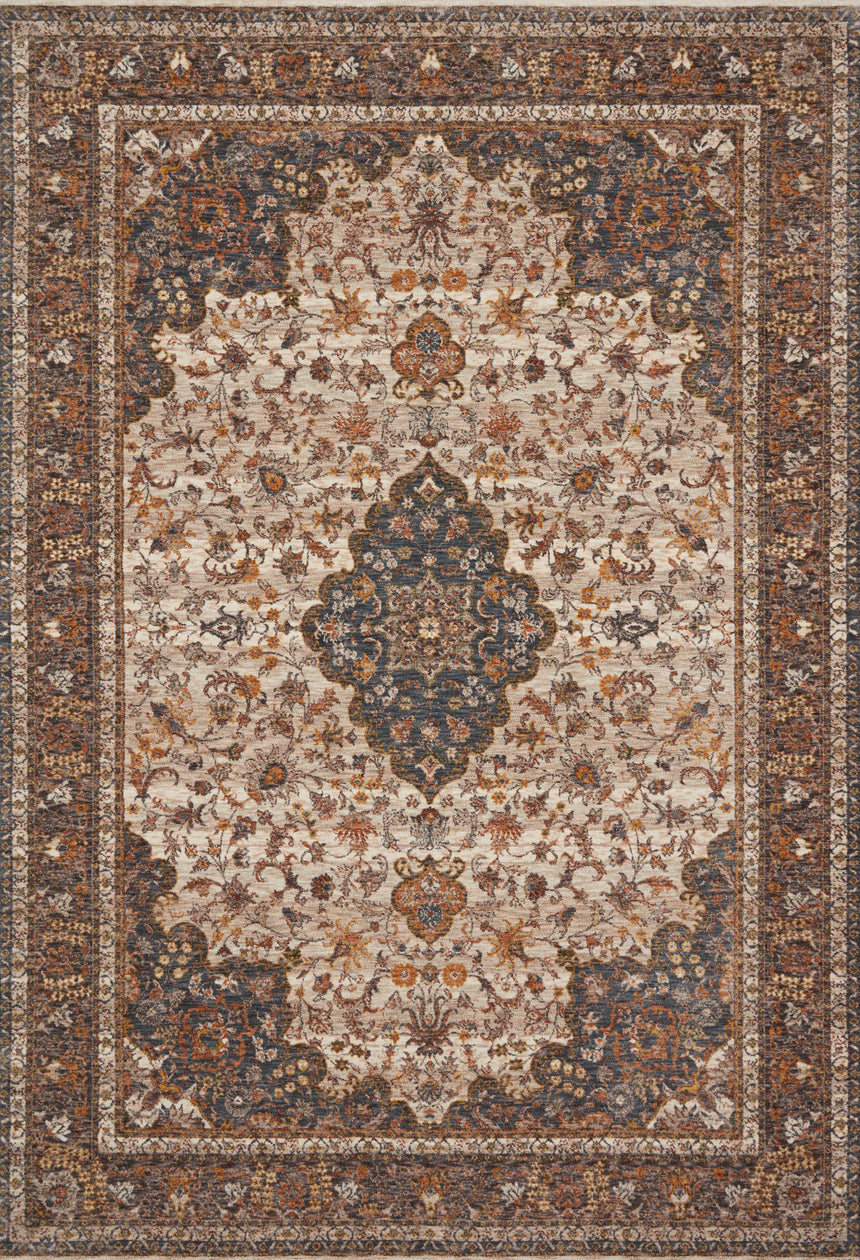 Lourdes Rug 01 | Natural / Ocean