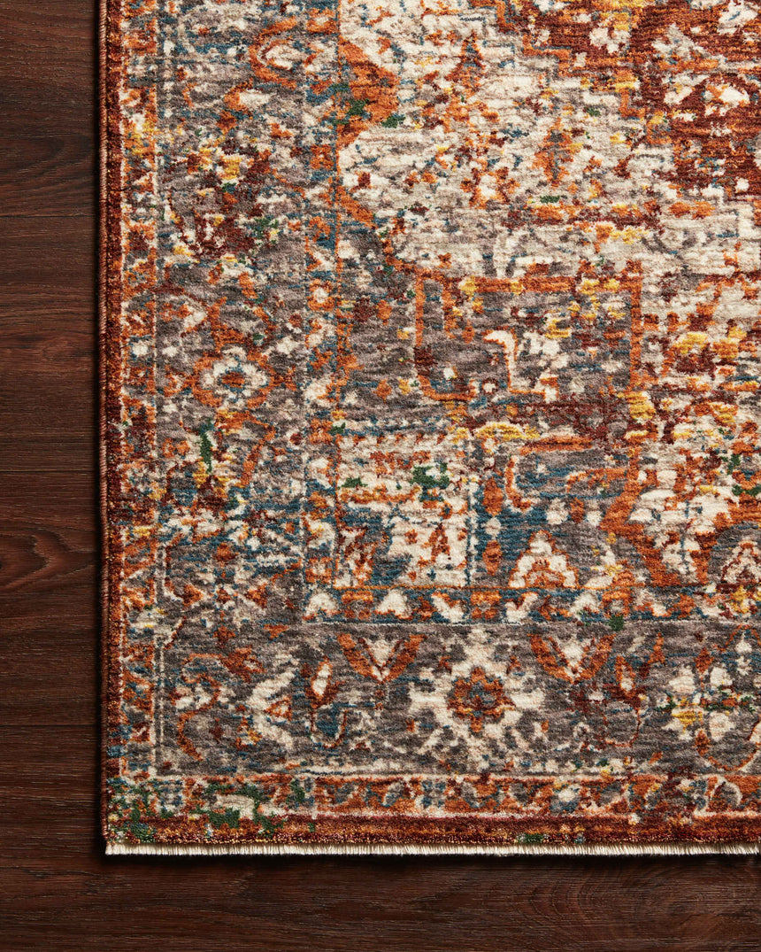 Lourdes Rug 02 | Rust / Multi