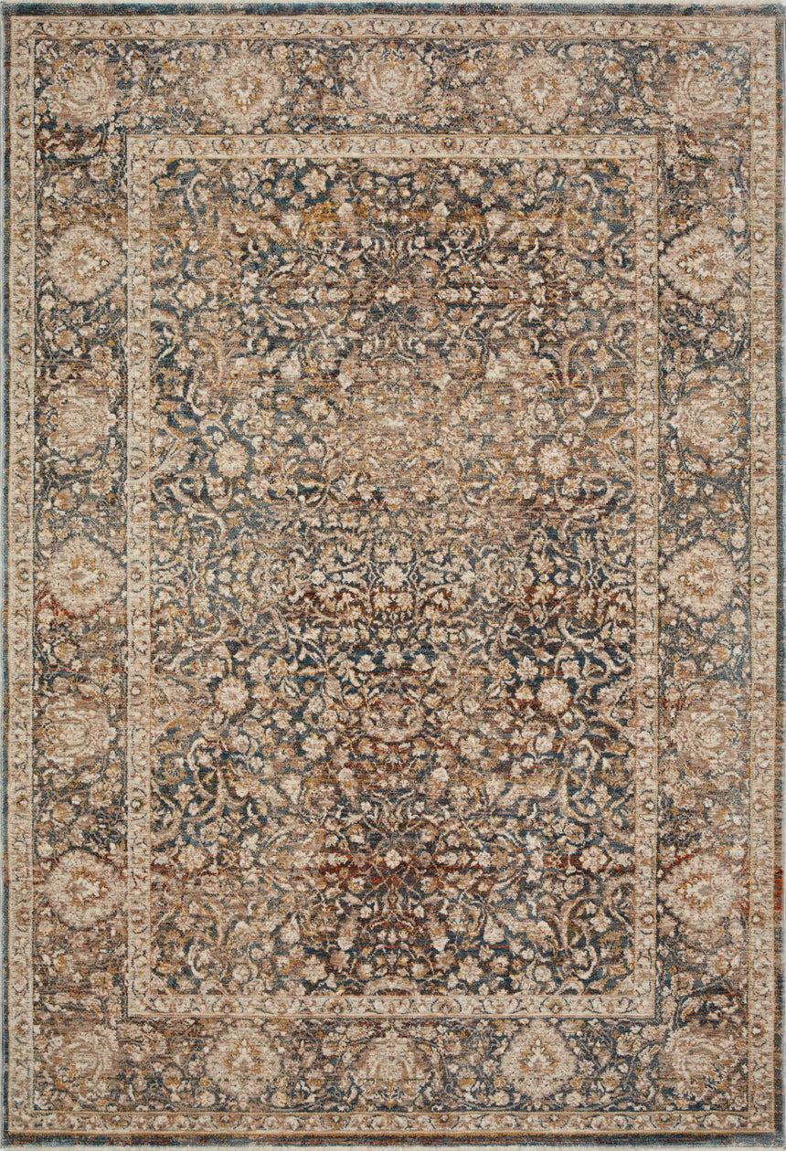 Lourdes Rug 08 | Charcoal / Ivory