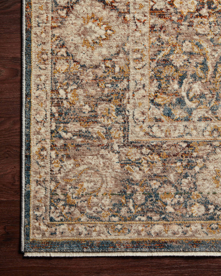 Lourdes Rug 08 | Charcoal / Ivory