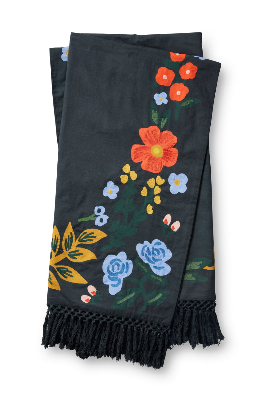 Luxembourg Black / Multi Throw