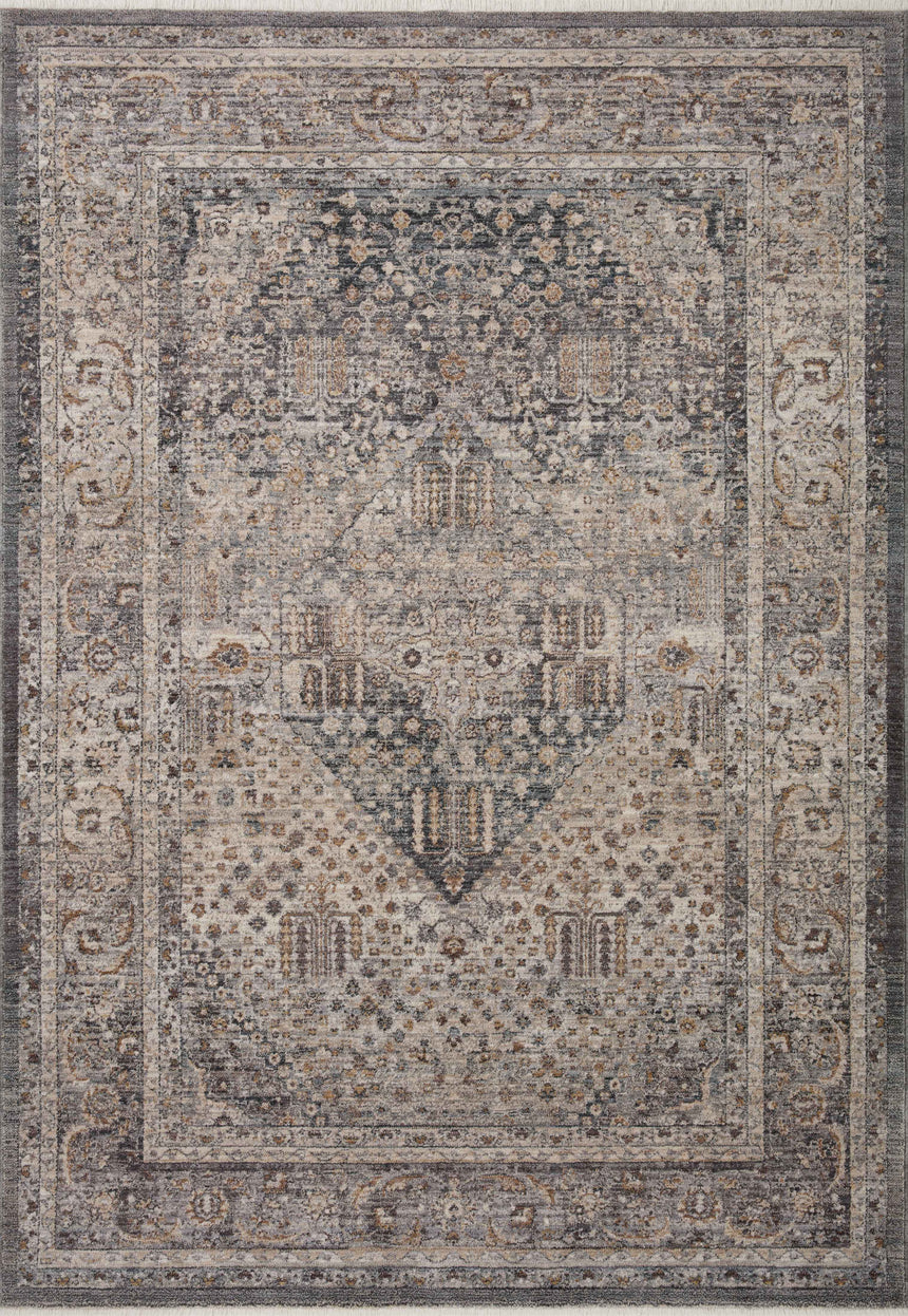 Lyra Rug 02 | Denim / Pebble