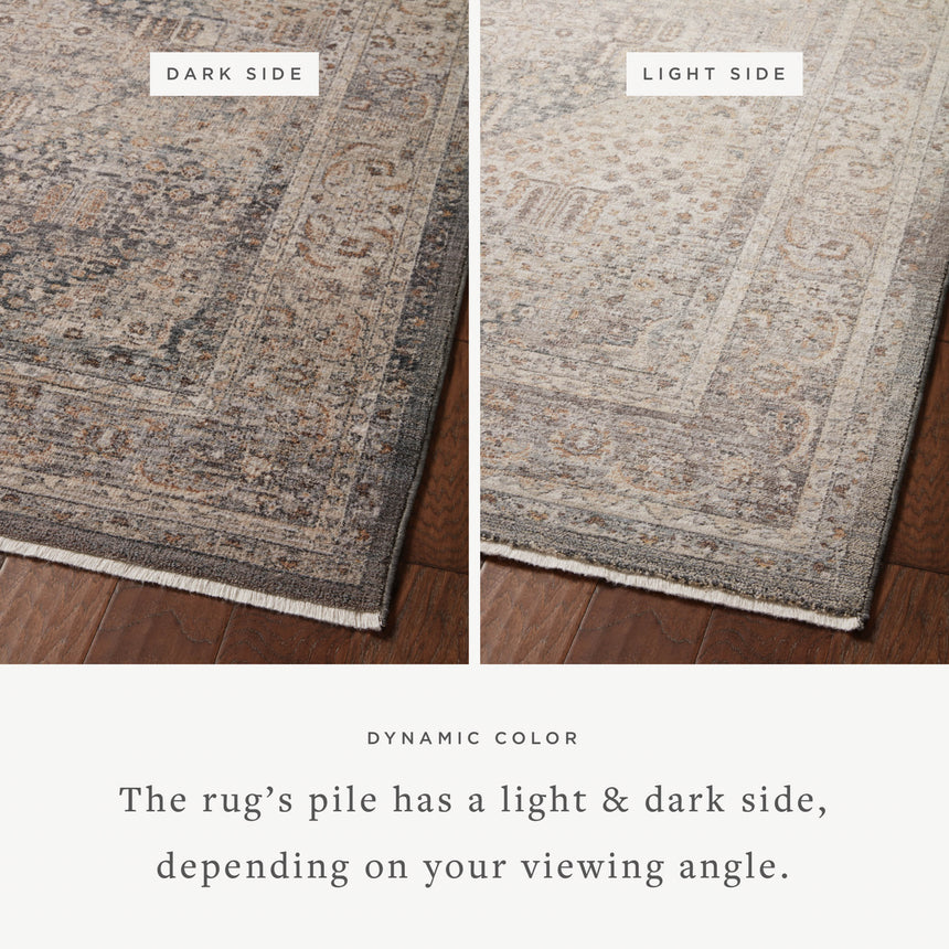 Lyra Rug 02 | Denim / Pebble