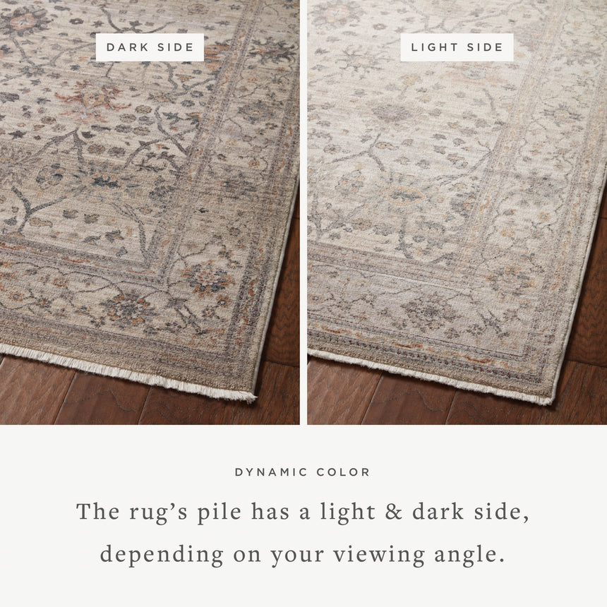 Lyra Rug 04 | Pebble / Multi