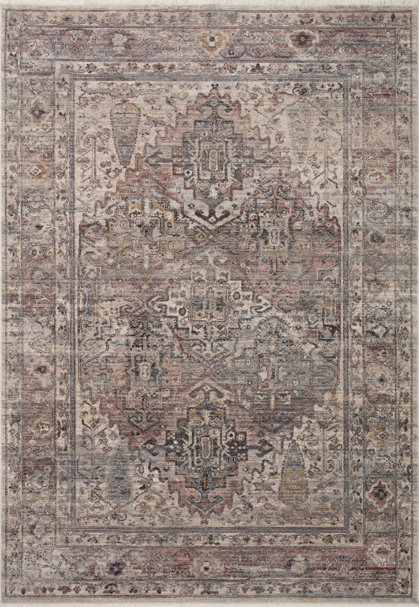 Lyra Rug 05 | Sunset / Silver