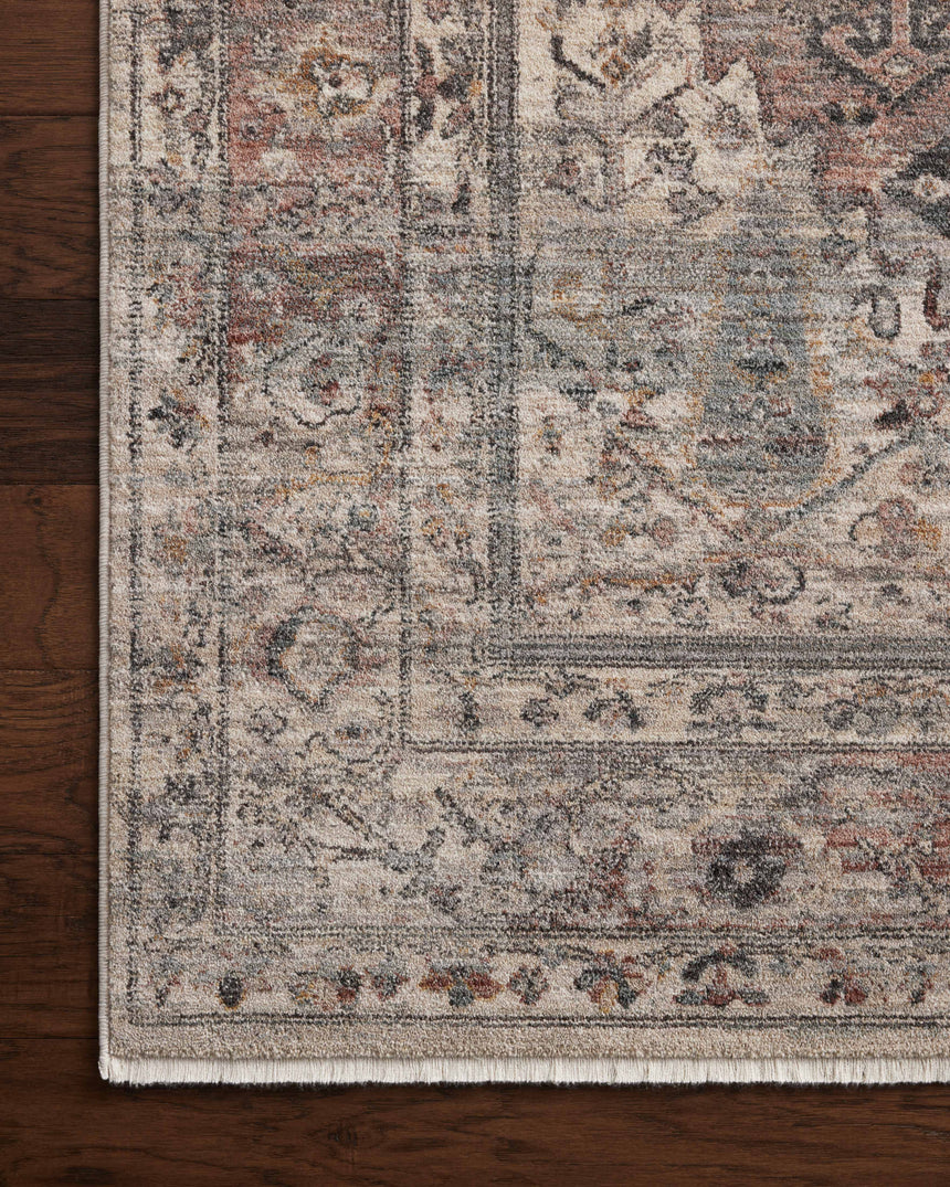 Lyra Rug 05 | Sunset / Silver