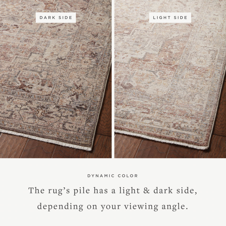 Lyra Rug 06 | Berry / Stone