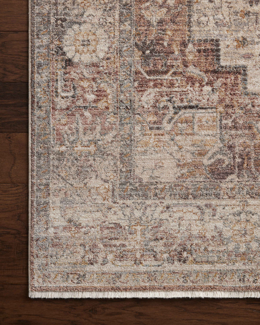 Lyra Rug 06 | Berry / Stone