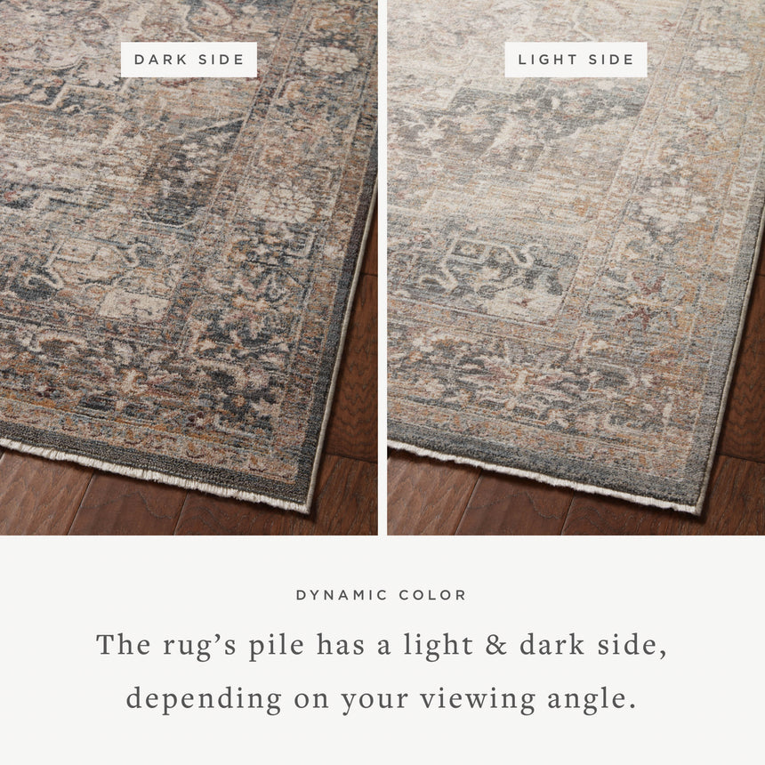Lyra Rug 06 | Denim / Sand