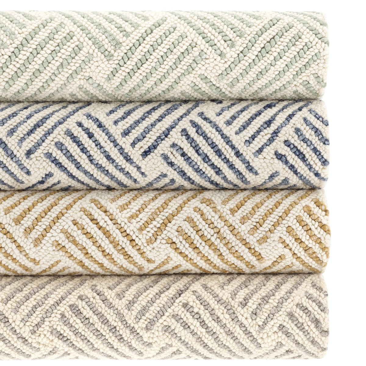 Layers Hand Hooked Wool Rug
