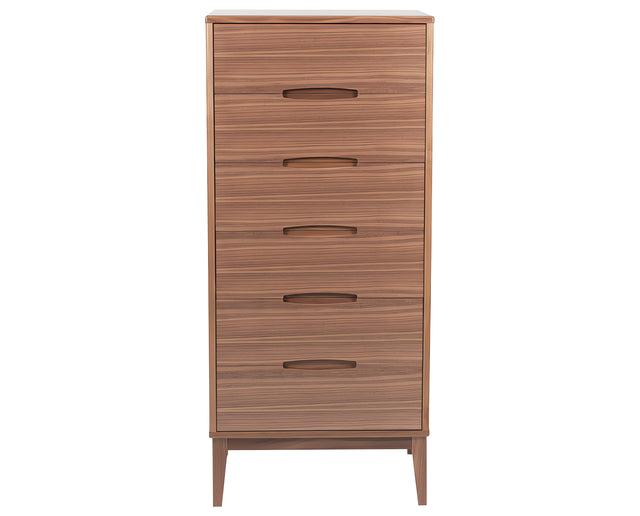 Natural Walnut | Mobican Leila Narrow Chest | Valley Ridge Furniture