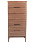 Natural Walnut | Mobican Leila Narrow Chest | Valley Ridge Furniture