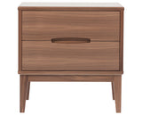 Natural Walnut | Mobican Leila Night Table | Valley Ridge Furniture